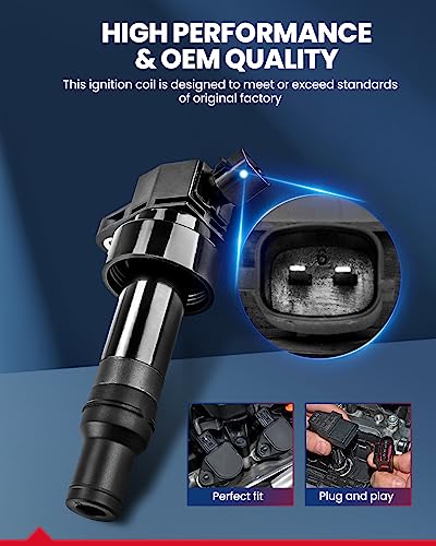 Image of KAX 4 Ignition Coils for Kia Soul Hyundai Accent 2012-2022