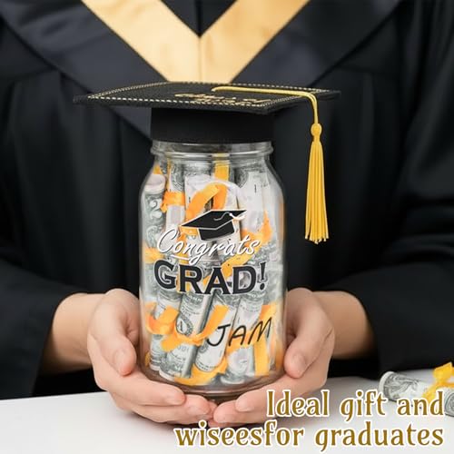 Personalized Graduation Mason Jar Gift with Money - $7.99 - Image 4
