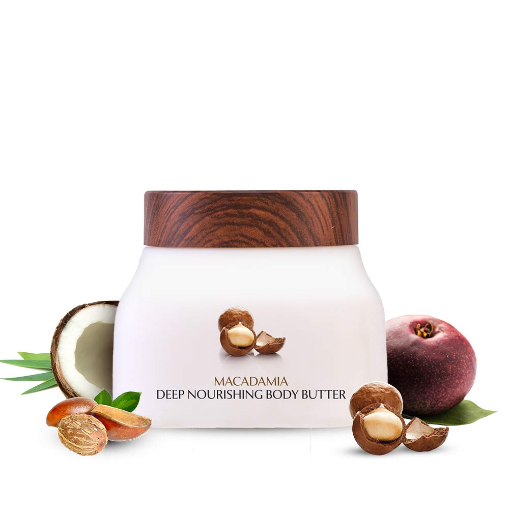 PureSense Relaxing Macadamia Deep Nourishing Body Butter, Sulphate & Paraben Free, Deeply Nourishes Skin, 140 ml