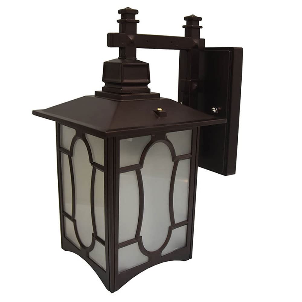 SMCCYYSD Country Farmhouse Outdoor Wall Lamp - 17" Waterproof Porch Sconce with Clear Glass Shade, Aisle & Balcony Decorative Light Fixture, E27 Compatible