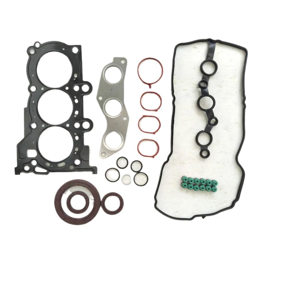 Guarnizione Motore Compatibile con Parti del Motore I10 EON Picanto Ta 1.0 Metal G3LA Set Completo 20910-04A00
