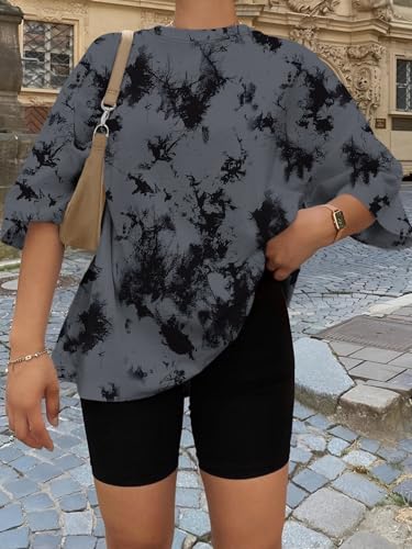 Image of Trendy Queen Womens Oversized T-Shirts Short Sleeves Workout Tops | Casual Summer Gym Tees Plus Size Fashion Clothes 2026
