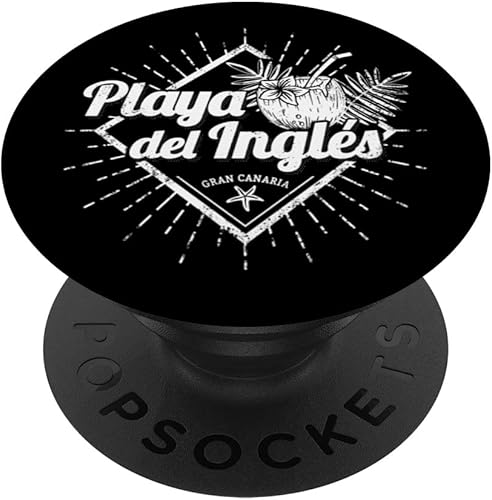 Playa del Ingles Gran Canaria Canary Islands Spain Souvenir PopSockets Swappable PopGrip
