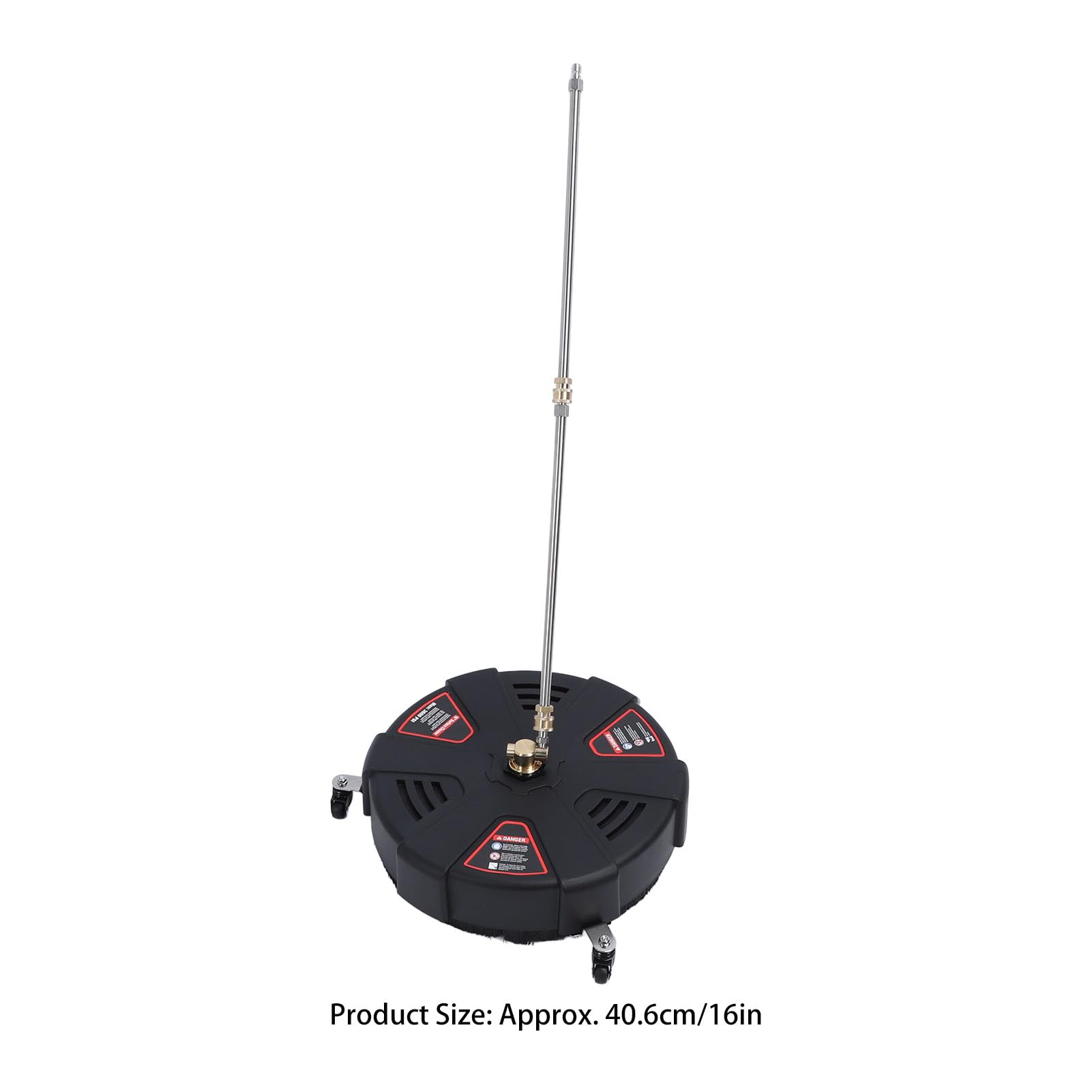 Limpiador de Superficies de Lavadora a Presión de 3600PSI, Lavadora Eléctrica de Alta Presión de 16 Pulgadas con Conector Rápido para Limpieza de Jardines y Pavimentos