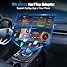 Wireless CarPlay Adapter for iPhone, Convert Wired to Wireless CarPlay, Plug & Play for OEM Systems 2015+, Instant Connection & Siri Control (iOS 10+ Android 11 Compatible) (1.57 in)