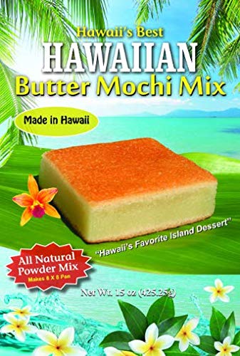 (Pack of 3) Hawaii's Best Hawaiian Butter Mochi Mix 15 oz. Bag