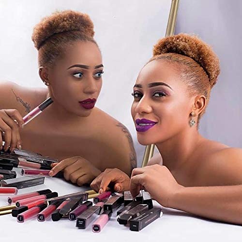 Amazing Moisturizer Lip Gloss Waterproof Makeup Lip Stick Long Lasting Liquid Lipstick Tint Tear Pull Lipgloss (Lovely)