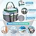Attmu Mesh Shower Caddy Portable for College Dorm Room Essentials with 8 Pockets, Hanging Shower Caddy Dorm Basket, Quick Dry Shower Bag for Bathroom