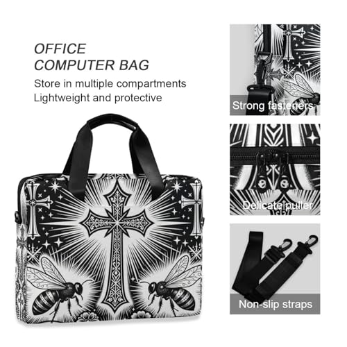 Funda para laptop portátil 15.6 pulgadas con correa y zipper miniatura 5