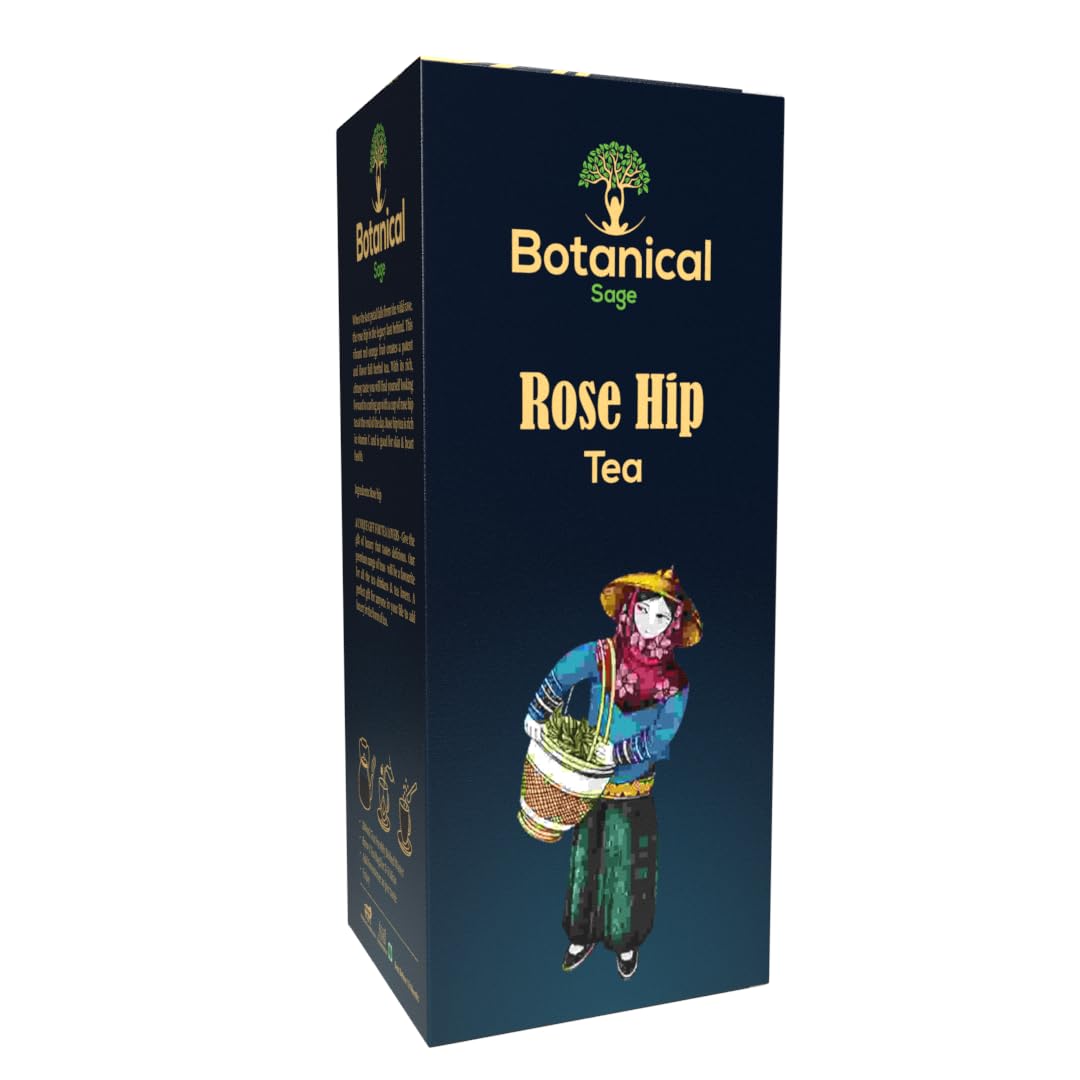 Botanical Sage- RoseHip Tea 30 Pyramid Tea Bags | for clear skin | Selected | Luxury Tea (B0CF2HJ49G) Amazon Price History, Amazon Price Tracker