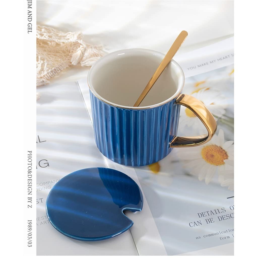 Kubek do picia Kubek ceramiczny Kubek do kawy w paski Filiżanka do kawy o dużej pojemności Kubek na wodę Kubek biurowy Śniadanie Kubek do mleka Kubek do kawy