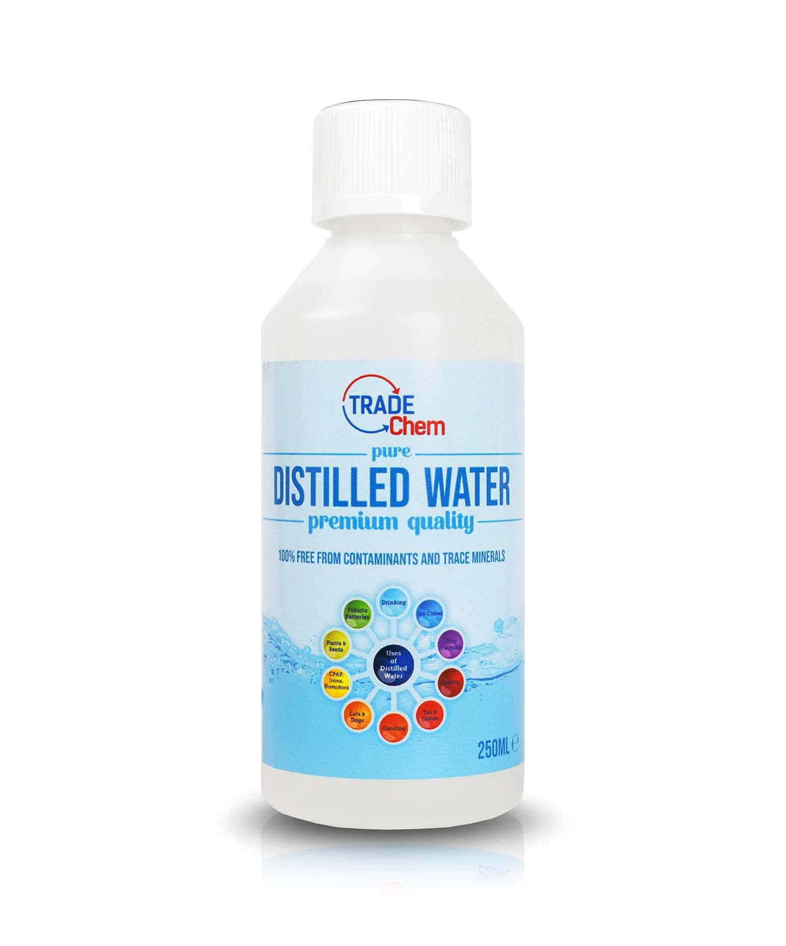 Distilled Water - 100% Ultra Pure Water (Blue) (250ML)