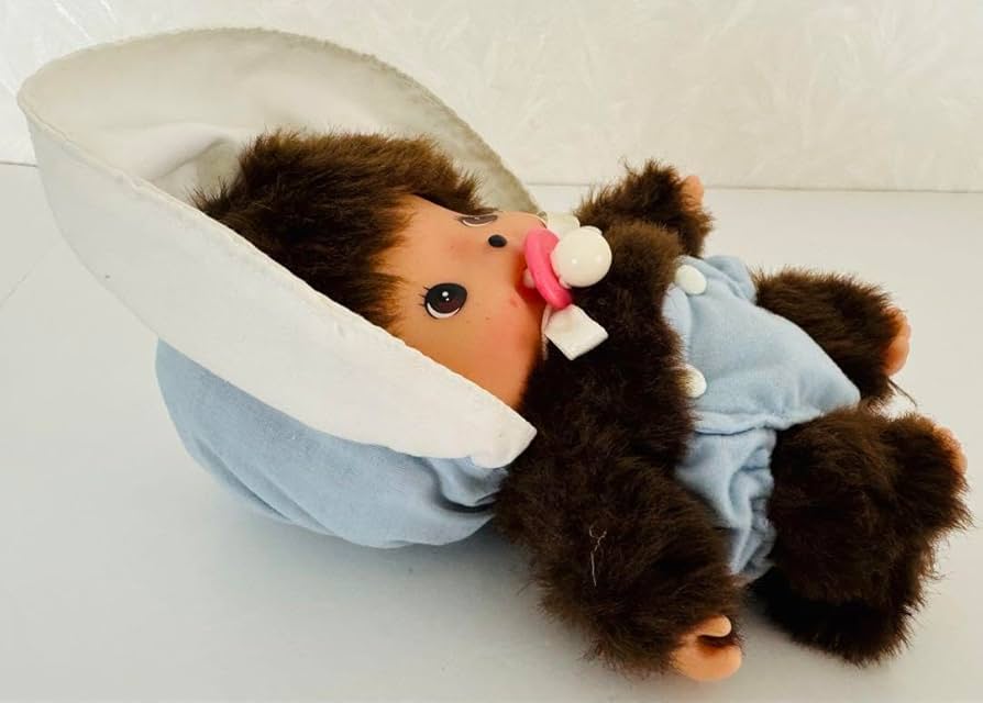 Amazon.co.jp: ベビーチッチ おしゃぶり 水色 モンチッチ