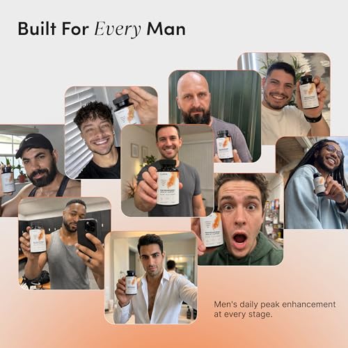 Image of Male Enhancing Supplement & Libido Support for Men - Drive, Stamina & Vitality w. Tongkat Ali, Maca, L-Arginine - Testosterone Support - Energy, Performance & Vigor Boost - 3rd Party Tested - 60ct