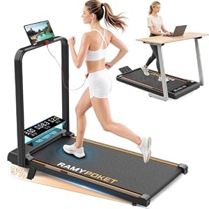 Treadmills for Home Foldable with Three-windows Screen and APP Walking Pad