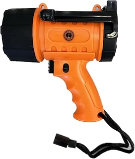 High Powered Emergency Spotlight & Flashlight | Watercraft Accessory, Enhanced Visibility, Safety, Easy-to-Use | FSM51511