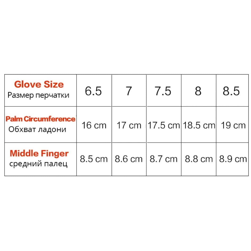 Xzeit Guanti Caldi, Guanti Invernali, Guanti da Donna, Guanti da Donna in Pelle, Guanti Invernali da Donna Caldi, Guanti Morbidi al Tatto Guanti da Sci (Color : D, Size : 8)