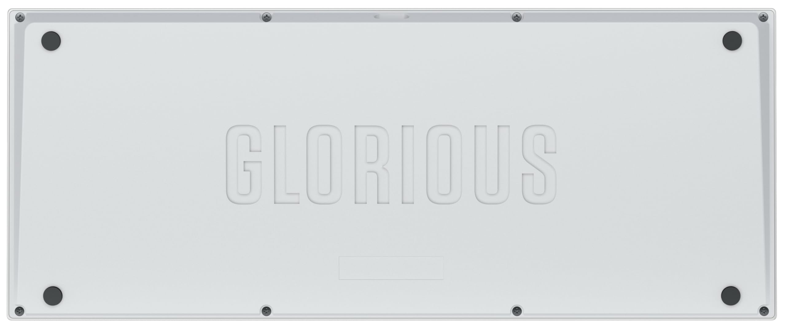 GLORIOUS Gaming GMMK PRO 75% Barebones (tylko obudowa) – modułowa, gamingowa klawiatura mechaniczna, TKL, obudowa 1,5 kg, konfigurowalna, przełączników z 5 bolcami, układ międzynarodowy/ISO - Biały