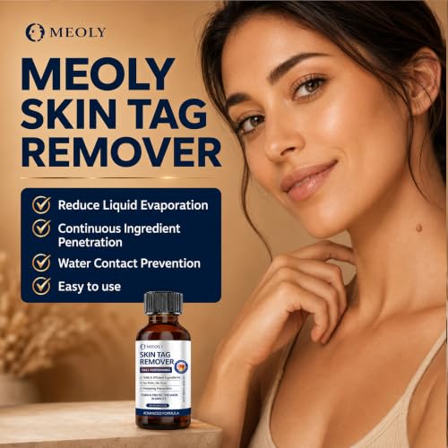 Image of MEOLY Fast-Acting Skin Tag Remover : Salicylic Acid Skin Tag for Men and Women 30 ml