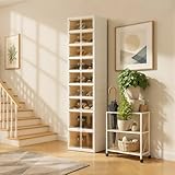 Tykacna Caja de almacenamiento plegable para zapatos, 18 rejillas.