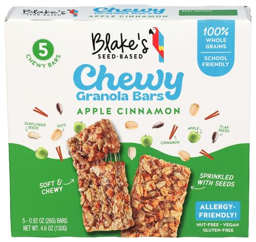 Generic Blakes Seed Base.d Chewy Apple Cinnamon Bars 4.6 Oz (Pack of 6)