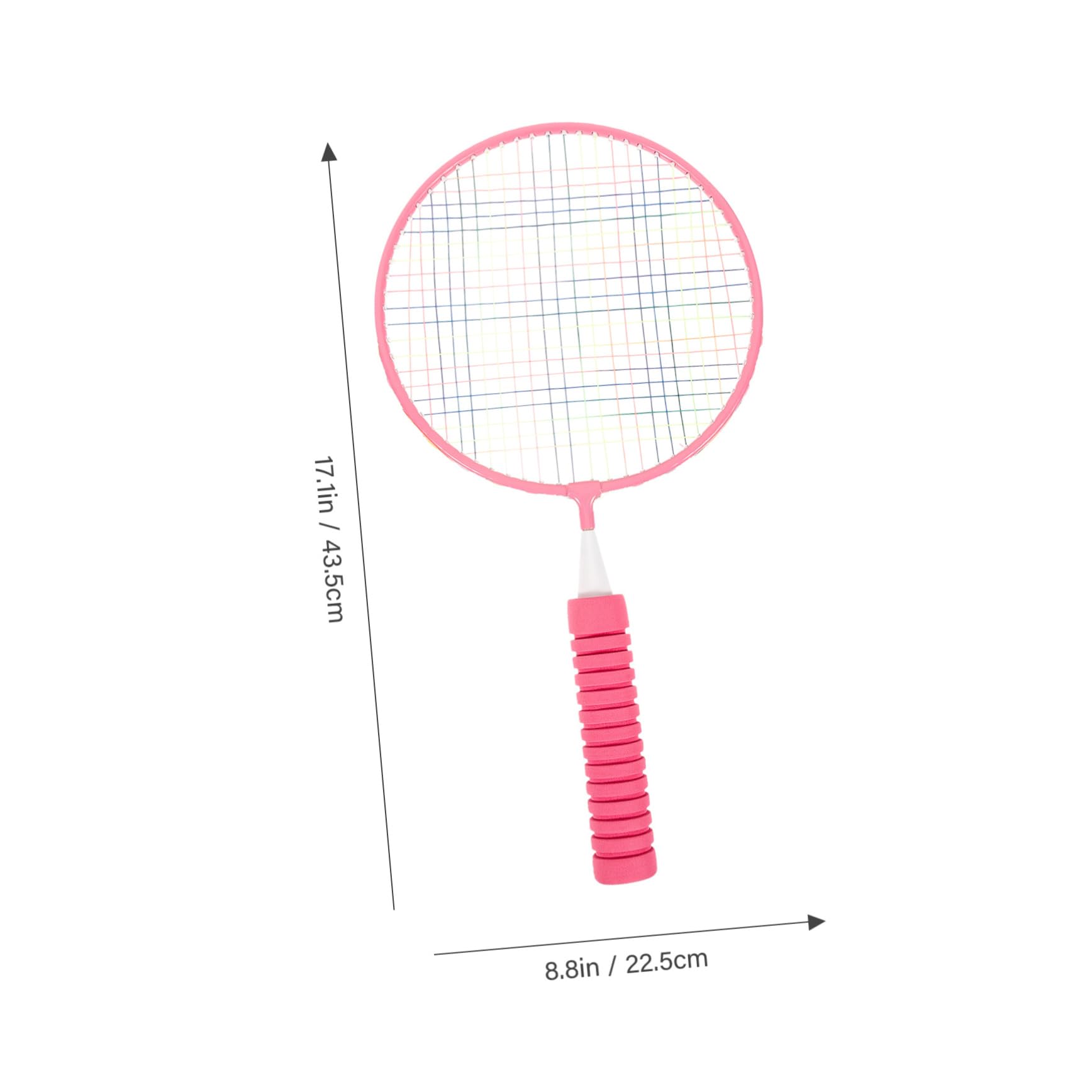 Abaodam Badminton Rackets for Teens 2 Sets Portable Badminton Set Ball Perfect for Boys and Girls Easy to Grip Sports Equipment Random Color