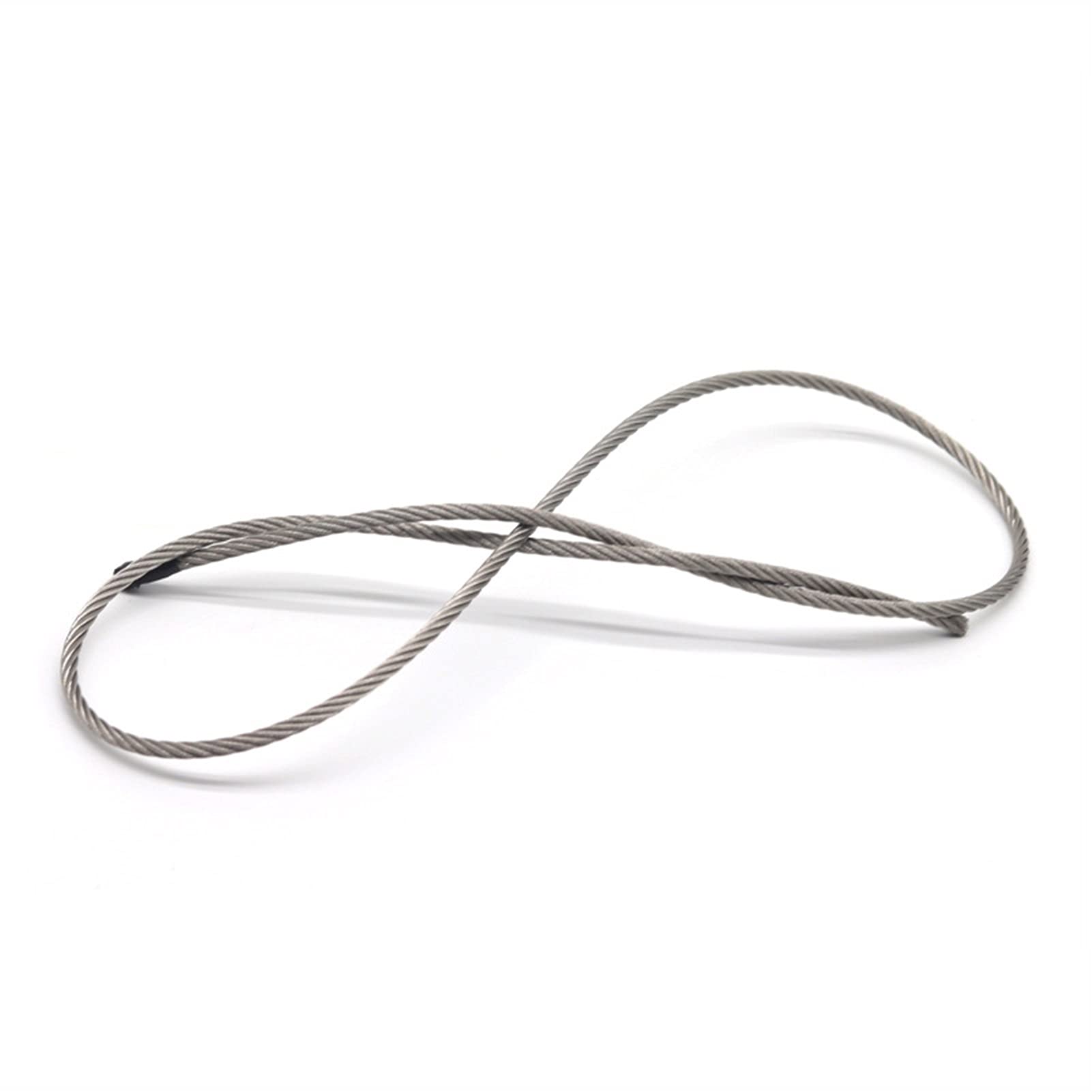Cable Acero,Cable Acero Plastificado Kit de barandilla de cable de cable de cable de alambre de acero inoxidable de 20 m / 30 m / 50m 316 Kit de barandilla de cable de cable 7x7 3mm DIA para aplicacio