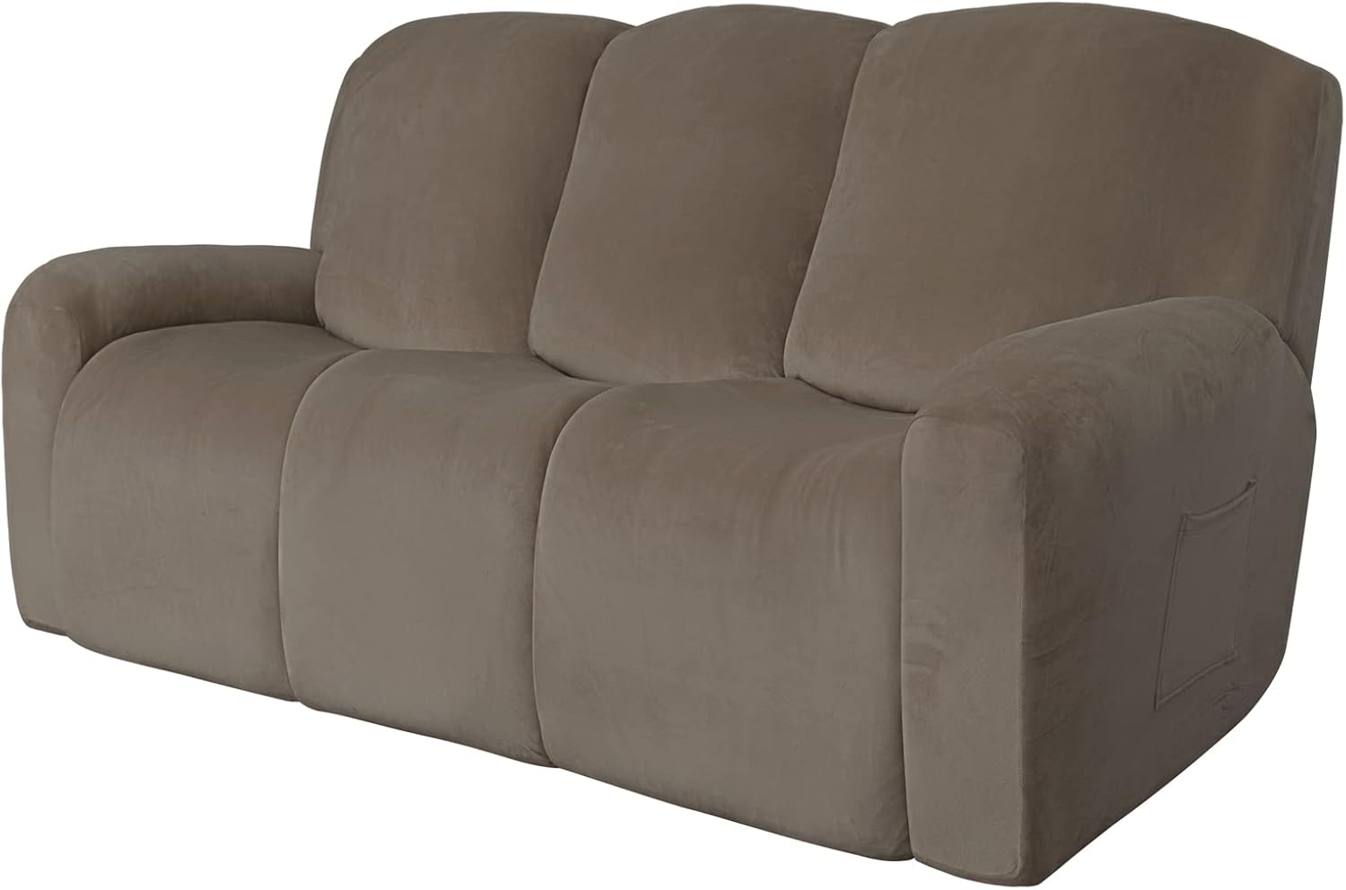 EasyGoing 8Pieces Recliner Sofa Covers Velvet Reclining