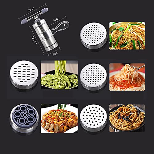 Noodle Making Machine,Stainless Steel Manual Noodles Press,Machine Pasta Maker,Noodle Mould #TOP2