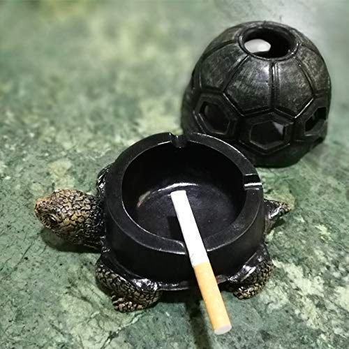 レトロ　鉄器　亀　灰皿？ Amazon.co.jp: Zxyan 灰皿 アッシュトレイ 大容量 おしゃれ 部屋に快適