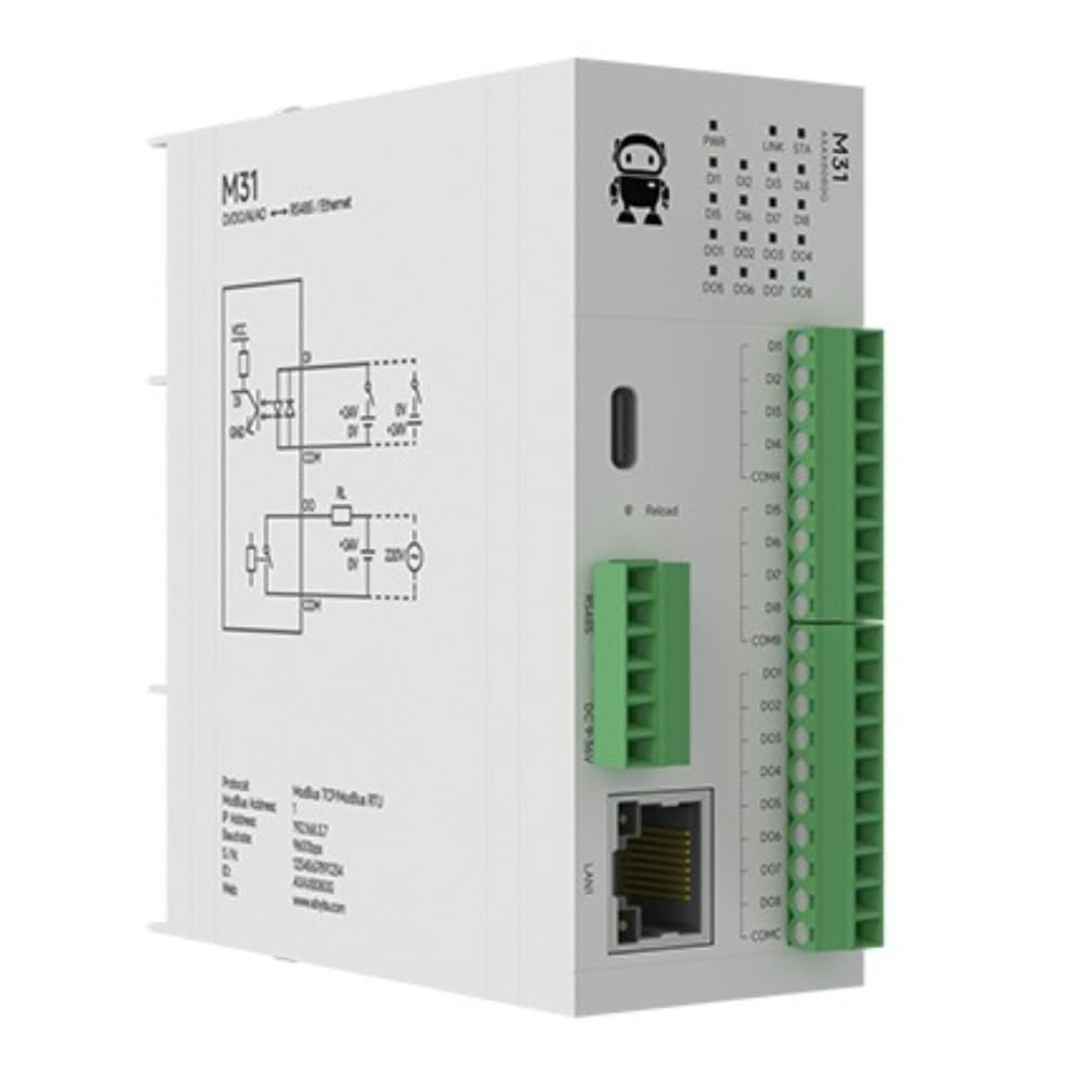 4DI+4AI+4DO Modulo I/O remoto distribuito Acquisizione analogica Interruttore M31-AAAX4440G Modulo host Giunzione gratuita PNP NPN