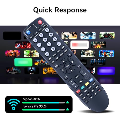 Télécommande Xsarius Sniper V-IPTV compatible boîtier Linux Full HD H.265 - 4