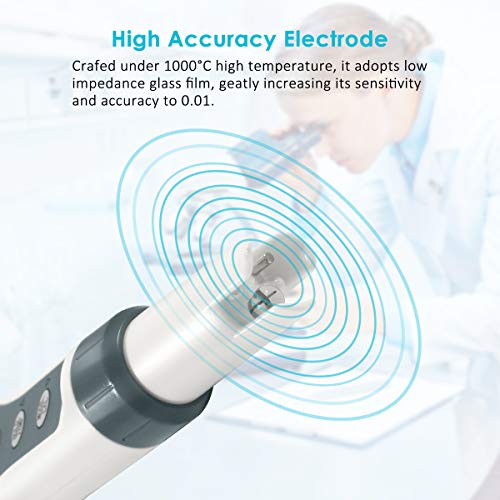 Tds/Ph/Temperature 3-In-1 Ph Meter For Water, 0.01 High Precision Water Quality Digital Ph Tester, Ph Measurement Range With 0-14, Ph Pen Tds Water Test Meter For Drinking Water, Pool And Aquarium #TOP2
