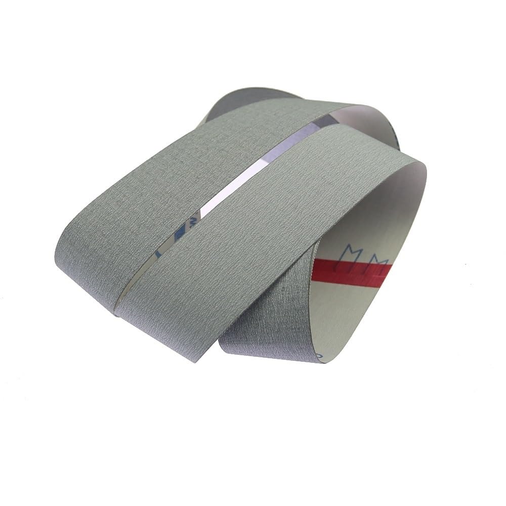 533/686/915/1220/1600/1829/2000 * 50 mm Schleifband for Schleifen und Polieren von Edelstahl und Hartmetall, 1 Stück (Farbe: Rot P240, Größe: 1220 x 50 mm)(Dry P1200,2000x50mm)