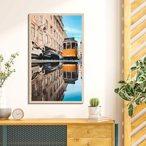 Image of LaVie Home 20x28 Picture Frame for Wall Display, 20x28 Picture Frame Oak with HD Plexiglas, 20 x 28 Poster Frame 1 Pack, Display Frame for Vertical or Horizontal, Classic Collection