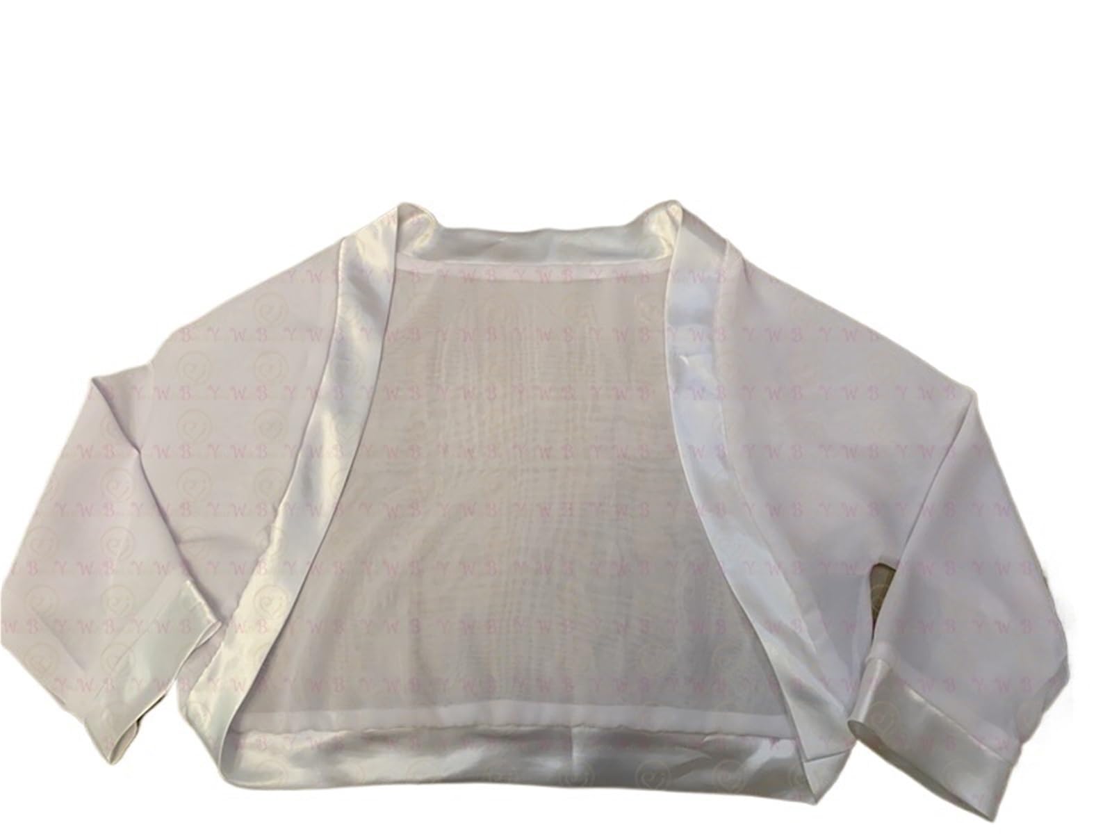 Boléro en Mousseline Boléro de Mariage en Mousseline Soie et Satin, Accessoires for Occasions nuptiales, Robes mariée, for Femmes