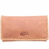 Tobacco Pouch - Authentic Full Grade Cow Hide Leather - Tan