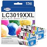 LC3019XXL Ink Cartridges Replacement for Brother LC3019 Ink Cartridges High-Yield 9-Pack for Brother MFC-J5330DW MFC-J6530DW MFC-J6930DW MFC-J6730DW Printers (3 Black 2 Cyan 2 Magenta 2 Yellow)