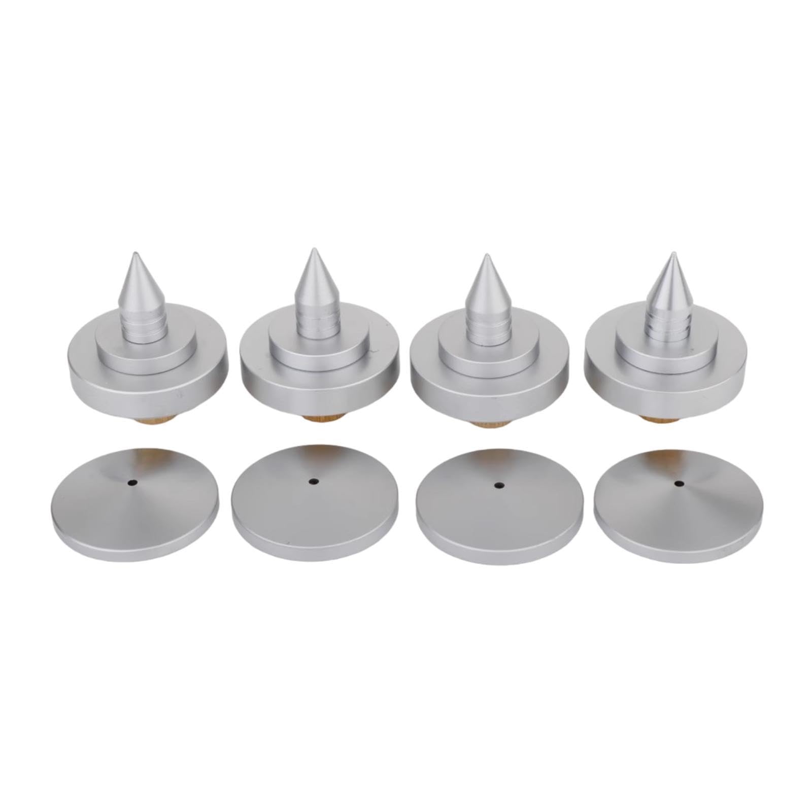 MagiDeal 4 Pieces Speaker Spikes Pads Mats Shock Absorber Pucks,Speaker Vibration Dampener Stand Feet Pads for CD DVD Player