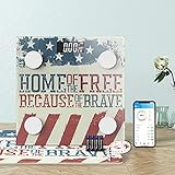 DTK Body Fat Scale with Bath Rug, Digital Bathroom Scales for Body Weight BMI and Weight Loss, High Precision Smart Bluetooth Scale with 12 Key Body Compositions Sync with Other Fitness Apps, 400 lbs