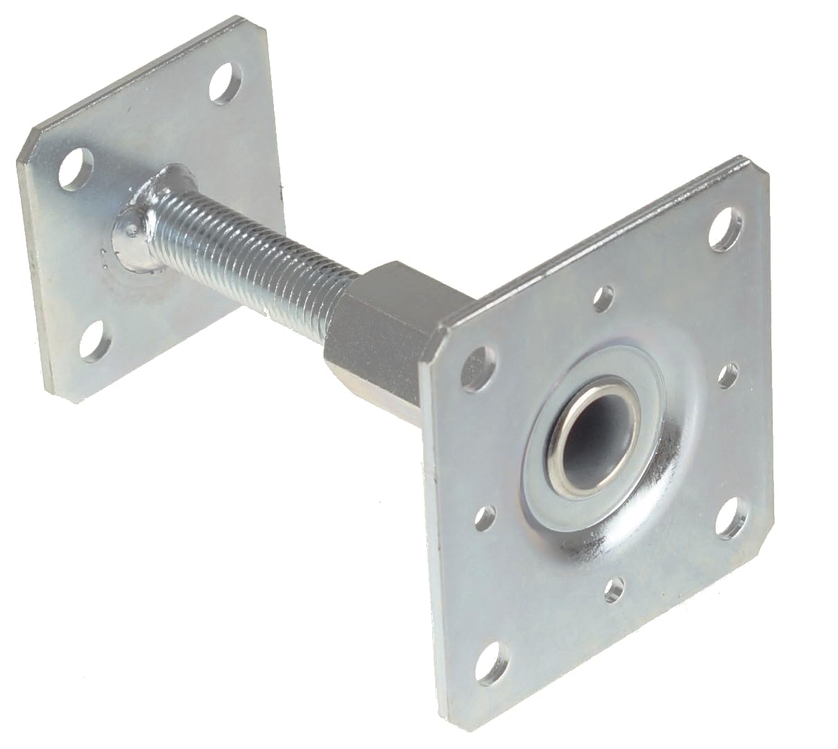 Supporti per pali 110x80 mm, altezza regolabile 90-160 mm - Supporti per pali - Piedini di appoggio - Supporti per travi - Piedino di appoggio - Supporto per pali - Metallo - 10 pezzi