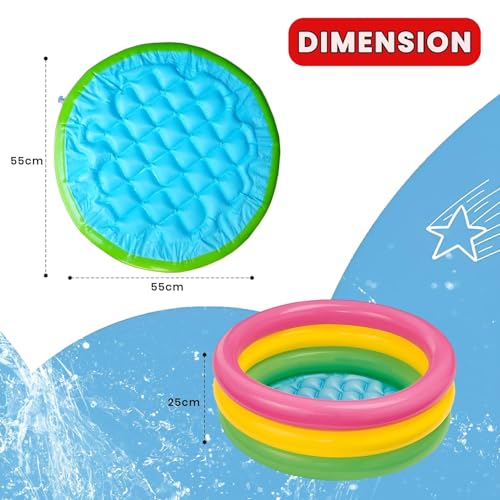Image of FEDDE 2 Feet Inflatable Baby Bath Tub Swimming Pool | BPA-Free PVC Kids Water Pool
