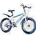 Produktbild QHTC Mountain Bike 20 Zoll mit Variabler Geschwindigkeit Boy Fahrradstudenten Folding Fahrrad Kinder Fahrrad für Outdoor Ausflüge und Reisen,Blau