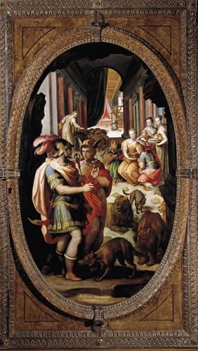 Tableau Impressions d'art Mural Indigènes par Jan Van Der Straet de qualité musée