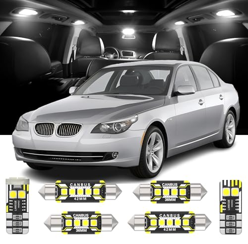 21 Pieces Interior LED Lights Replacement for BMW 5 Series