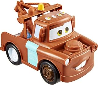 Disney and Pixar Cars Track Talkers Mater, 5.5-in, Authentic Favorite Tow Truck Movie Character Sound Effects Vehicle, Fun Gift for Kids Aged 3 Years and Older