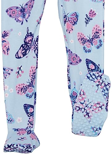 The Children's Place baby-girls And Toddler Snug Fit 100% Cotton One Piece Zip Front Footed Pajama4