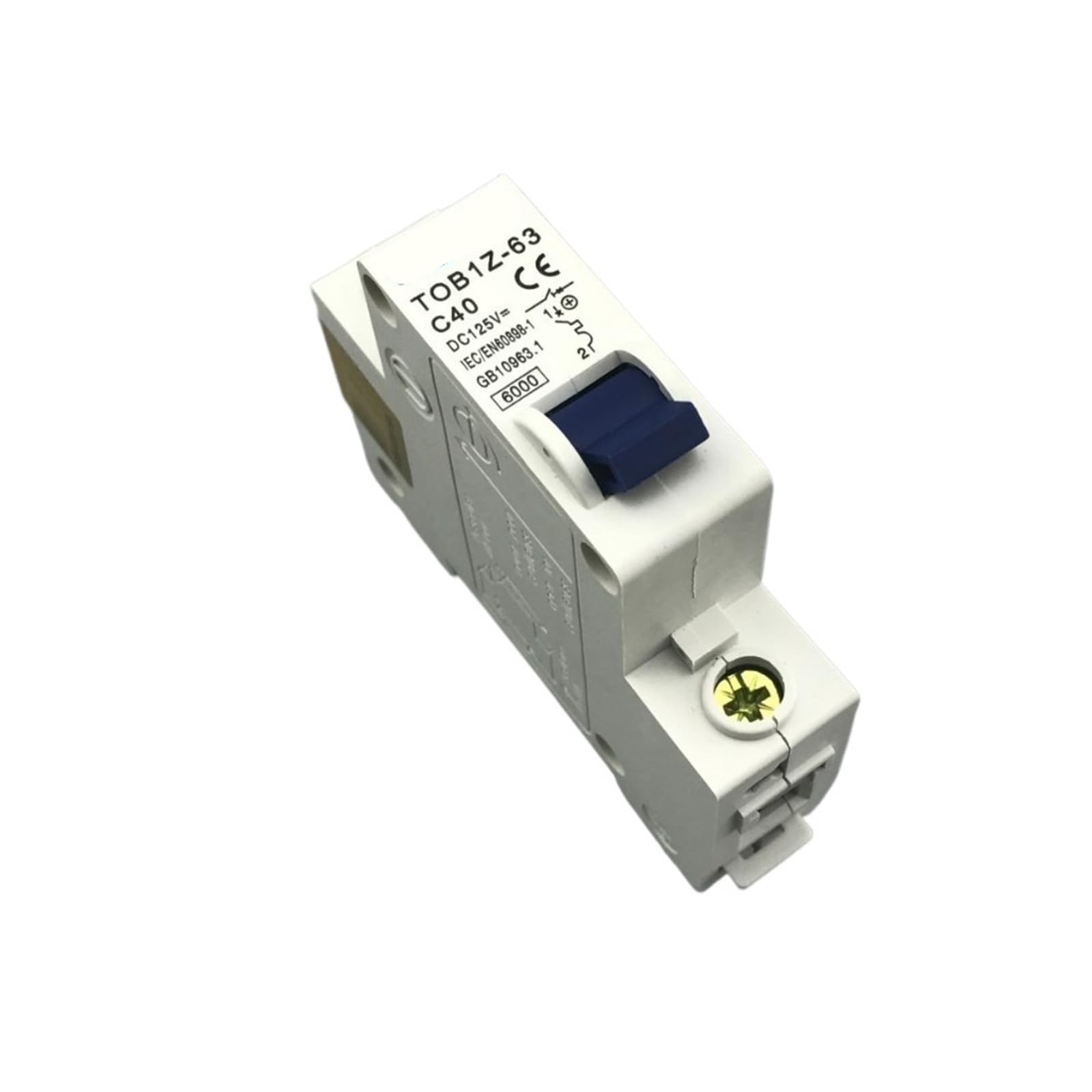 NVSFZGIYG 1P 40A DC 125V Circuit Breaker MCB C Curve 1Pcs ﻿