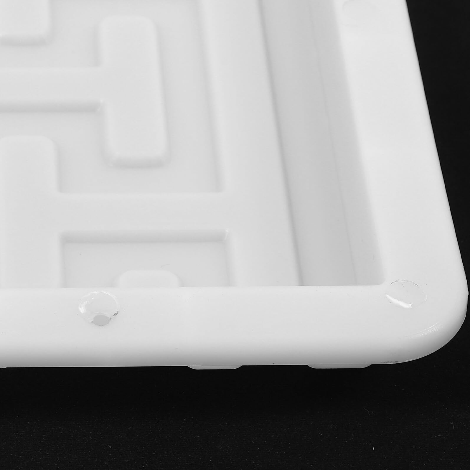 NUOBESTY Molde de Plástico para Pavimento Reutilizable 45X15X3 CM para Baldosas de Suelo y Adoquines Práctico para Moldear Cemento y Hormigón Jardines Patios y Caminos Exteriores