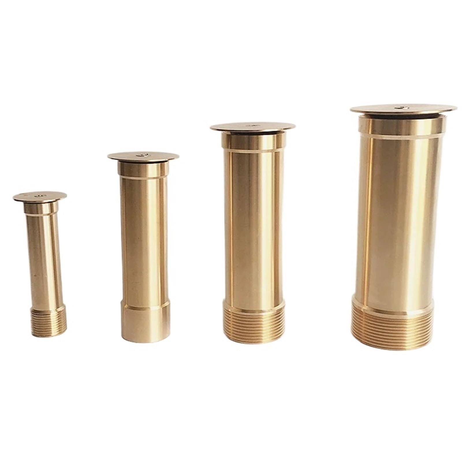1/2" 3/4" 1" Brass Stainless Steel Mushroom Fountain Nozzles Sprayer Head(1l2 x 3l4 (Brass))
